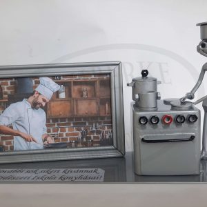 Szakács fényképkerettel